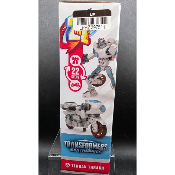 Transformers Earthspark Terran Thrash Action Figure 2-In-1 Toy Robot To Vehicle - Picture 7 of 8